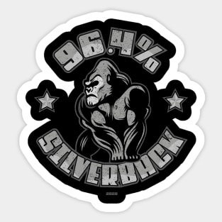 96.4% Silverback gym apparel, brand Sticker